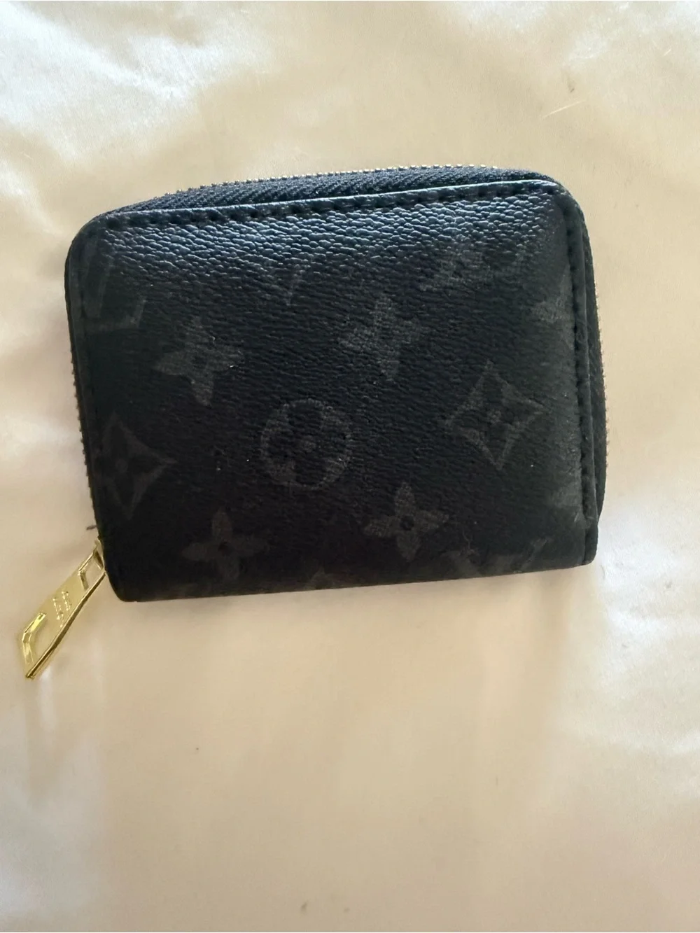 Zip Card Case Wallet - Black
